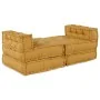 Poufs Modulares 4 pcs Amarillo Tela | Foro24.es | Tu tienda online para hogar, jardín y más Foro24.es