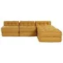 Poufs Modulares 4 pcs Amarillo Tela | Foro24.es | Tu tienda online para hogar, jardín y más Foro24.es