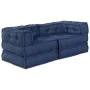 Poufs Modulares 2 pcs de tela índigo de , Cojines para sillas y sofás - Ref: Foro24-3315086, Precio: 277,38 €, Descuento: %