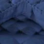 Poufs Modulares de 3 piezas en Tela Índigo by , Cushions for chairs and sofas - Ref: Foro24-3315087, Price: 397,53 €, Discoun...