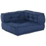 Poufs Módulares - Set de 4 en Tela Índigo | Foro24.es | Tu tienda online para hogar, jardín y más Foro24.es