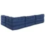 Poufs Módulares - Set de 4 en Tela Índigo | Foro24.es | Tu tienda online para hogar, jardín y más Foro24.es