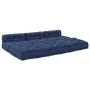 Poufs Modulares 4 piezas en Tela Índigo | Foro24.es | Tu tienda online para hogar, jardín y más Foro24.es