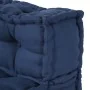 Poufs Modulares 4 piezas en Tela Índigo | Foro24.es | Tu tienda online para hogar, jardín y más Foro24.es