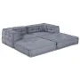 Pouffes Modulares 2 pcs Tela Gris | Foro24.es | Tu tienda online para hogar, jardín y más Foro24.es