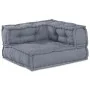 Pouffes Modulares 2 pcs Tela Gris | Foro24.es | Tu tienda online para hogar, jardín y más Foro24.es