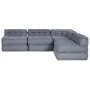 Sofá Modular Transformable de 4 Plazas en Tela Gris | Foro24.es | Tu tienda online para hogar, jardín y más Foro24.es