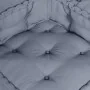 Sofá Modular Transformable de 4 Plazas en Tela Gris | Foro24.es | Tu tienda online para hogar, jardín y más Foro24.es