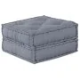 Pouffe Modular Sofá de 2 Plazas Convertible en Tela Gris | Foro24.es | Tu tienda online para hogar, jardín y más Foro24.es