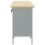 Gabinete de Trabajo 4 pcs Rojo y Gris de Madera y Acero de , Mesas de trabajo - Ref: Foro24-3321385, Precio: 457,55 €, Descue...