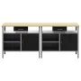 Juego de Banco de Trabajo de 2 Piezas en Acero Negro von , Arbeitstische - Ref: Foro24-3321388, Preis: 353,21 €, Rabatt: %