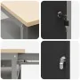 Juego de Banco de Trabajo de 2 Piezas en Acero Negro von , Arbeitstische - Ref: Foro24-3321388, Preis: 353,21 €, Rabatt: %