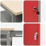 Set de Banco de Trabajo de 2 Piezas de Rojo Acero by , Work tables - Ref: Foro24-3321389, Price: 352,15 €, Discount: %
