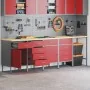 Set de Gabinete de Trabajo y Mesa de Esquina de 5 Piezas Rojo de Madera Ingenierizada | Foro24.es | Tu tienda online para hogar, jardín y más Foro24.es