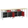 Set de Banco de Trabajo de 3 Piezas Acero Negro von , Arbeitstische - Ref: Foro24-3321397, Preis: 408,44 €, Rabatt: %