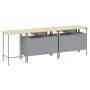 Set de Banco de Trabajo de 3 Piezas Acero Negro von , Arbeitstische - Ref: Foro24-3321397, Preis: 408,44 €, Rabatt: %