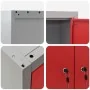 Set de Cabinet de Herramientas y Panel de Clavos de 5 Piezas Montado en la Pared Rojo de Metal | Foro24.es | Tu tienda online para hogar, jardín y más Foro24.es