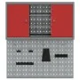 Conjunto de gabinete de herramientas y panel perforado de 3 piezas montado en la pared en metal rojo | Foro24.es | Tu tienda online para hogar, jardín y más Foro24.es
