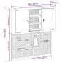 Conjunto de gabinete de herramientas y panel perforado de 3 piezas montado en la pared en metal rojo | Foro24.es | Tu tienda online para hogar, jardín y más Foro24.es