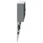 Set de gabinete de herramientas y panel perforado de 4 piezas montado en la pared, metal negro by , Tool Organization and Sto...