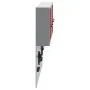 Conjunto de 4 Piezas de Gabinete y Panel Perforado Wall Mounted Rojo Metal | Foro24.es | Tu tienda online para hogar, jardín y más Foro24.es