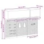 Conjunto de gabinete de herramientas y panel perforado de 5 piezas montado en la pared de Rojo Metal | Foro24.es | Tu tienda online para hogar, jardín y más Foro24.es