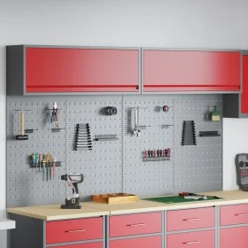 Conjunto de gabinete y panel de herramientas de 6