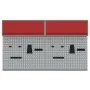 Conjunto de gabinete y panel de herramientas de 6 piezas Wall Mounted rojo metálico | Foro24.es | Tu tienda online para hogar, jardín y más Foro24.es