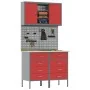Conjunto de Banco de Trabajo de 5 Piezas Rojo Acero de , Mesas de trabajo - Ref: Foro24-3321423, Precio: 422,98 €, Descuento: %