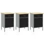 Conjunto de banco de trabajo de 7 piezas de en acero negro by , Work tables - Ref: Foro24-3321430, Price: 517,43 €, Discount: %