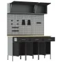 Set de Banco de Trabajo de 8 Piezas - Acero Negro von , Arbeitstische - Ref: Foro24-3321432, Preis: 548,88 €, Rabatt: %