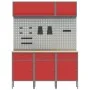 Conjunto de Banco de Trabajo de 8 Piezas en Acero Rojo by , Work tables - Ref: Foro24-3321433, Price: 547,34 €, Discount: %