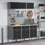 Conjunto de banco de trabajo de 8 piezas de acero negro by , Work tables - Ref: Foro24-3321438, Price: 639,70 €, Discount: %