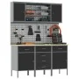 7-piece workbench set in black steel | Foro24.es | Tu tienda online para hogar, jardín y más Foro24.es