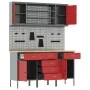 7-Piece Red Steel Workbench Set | Foro24.es | Tu tienda online para hogar, jardín y más Foro24.es