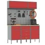 8-piece workbench set Steel Red by , Work tables - Ref: Foro24-3321445, Price: 577,65 €, Discount: %