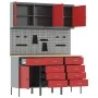 8-Piece Workbench Set in Red Steel | Foro24.es | Tu tienda online para hogar, jardín y más Foro24.es