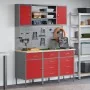 7-piece workbench in red metal | Foro24.es | Tu tienda online para hogar, jardín y más Foro24.es