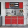 7-piece workbench in red metal | Foro24.es | Tu tienda online para hogar, jardín y más Foro24.es