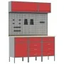 8-piece workbench set in red steel | Foro24.es | Tu tienda online para hogar, jardín y más Foro24.es