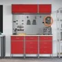 8-piece workbench set in red steel | Foro24.es | Tu tienda online para hogar, jardín y más Foro24.es