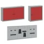 8-piece cabinet and tool panel set in MDF and red metal | Foro24.es | Tu tienda online para hogar, jardín y más Foro24.es