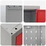8-piece cabinet and tool panel set in MDF and red metal | Foro24.es | Tu tienda online para hogar, jardín y más Foro24.es