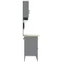 10-Piece Workbench Set in Black Steel by , Work tables - Ref: Foro24-3321478, Price: 759,61 €, Discount: %