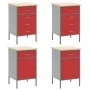 10-Piece Cabinet and Tool Board Set Red MDF and Metal | Foro24.es | Tu tienda online para hogar, jardín y más Foro24.es