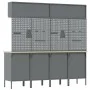 10-Piece Cabinet and Tool Board Set Red MDF and Metal | Foro24.es | Tu tienda online para hogar, jardín y más Foro24.es