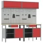 8-piece workbench set in red steel | Foro24.es | Tu tienda online para hogar, jardín y más Foro24.es