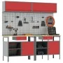 8-piece workbench set in red steel | Foro24.es | Tu tienda online para hogar, jardín y más Foro24.es