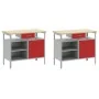 8-piece workbench set in red steel | Foro24.es | Tu tienda online para hogar, jardín y más Foro24.es