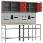 8-Piece Workbench Set Steel Gray | Foro24.es | Tu tienda online para hogar, jardín y más Foro24.es